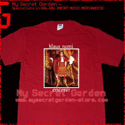 Klaus Nomi - Encore! T Shirt 